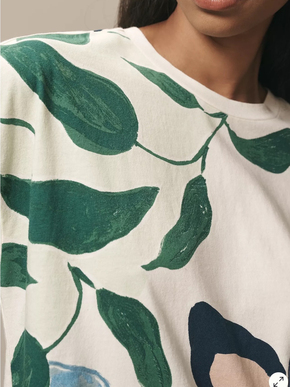 NWT! By Anthropologie Graphic Muscle Tee - 2X - Picture 2 of 4